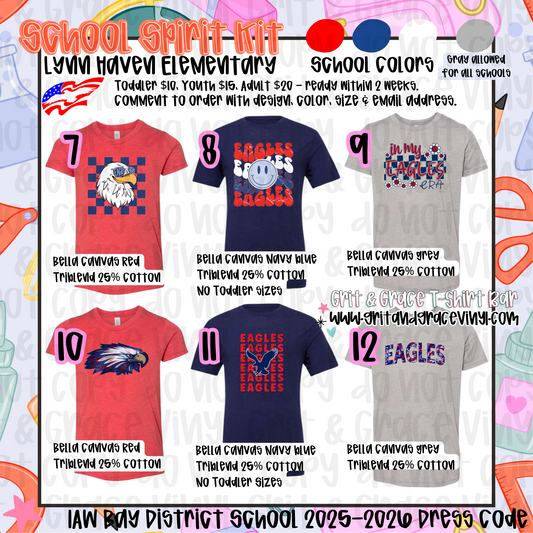 Lynn Haven Elementary - School Spirit ($3/item donated to PTO)