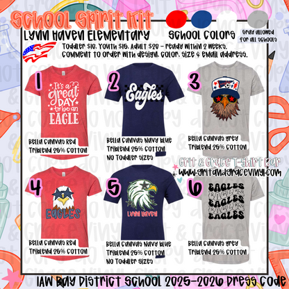 Lynn Haven Elementary - School Spirit ($3/item donated to PTO)