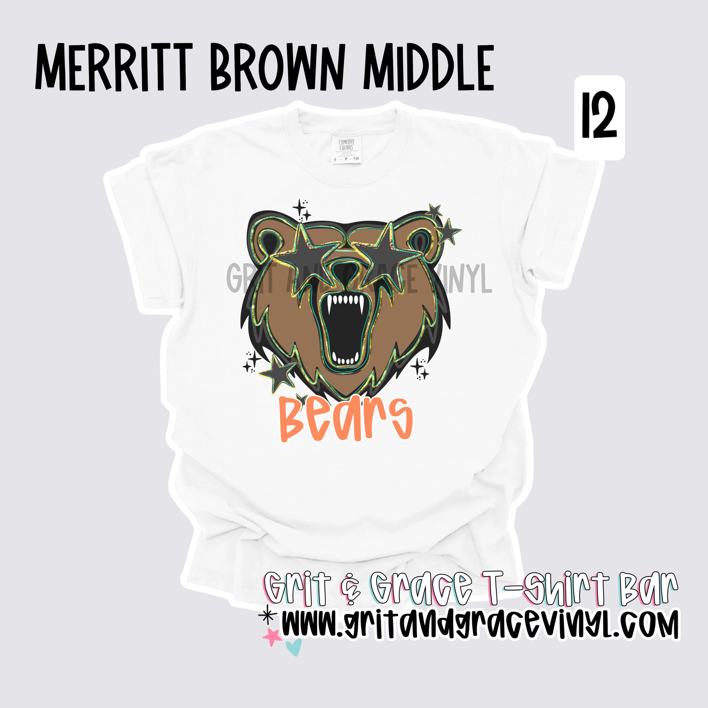Merritt Brown Middle - School Spirit [Principal Hart APPROVED!] $3/item sold donated