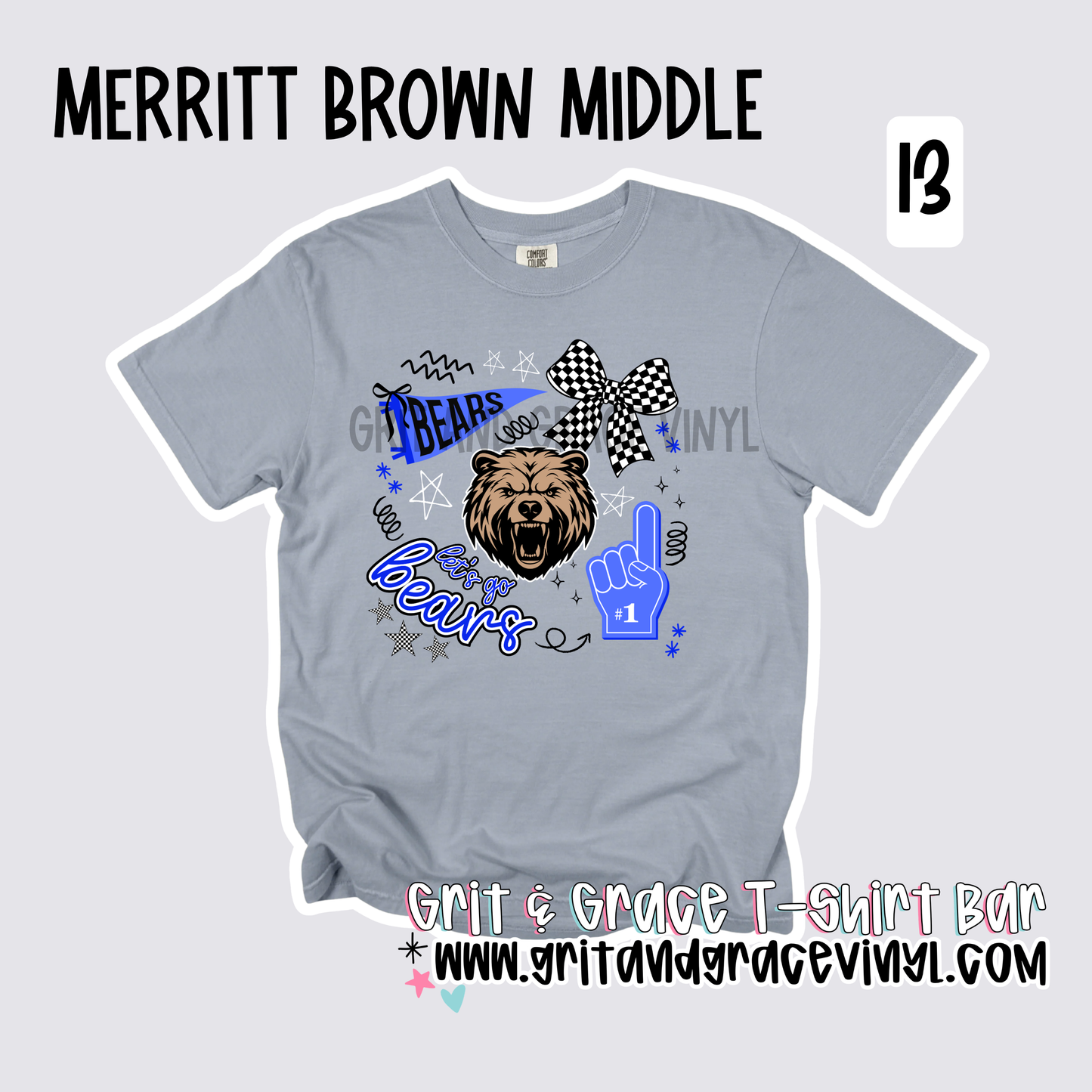 Merritt Brown Middle - School Spirit [Principal Hart APPROVED!] $3/item sold donated