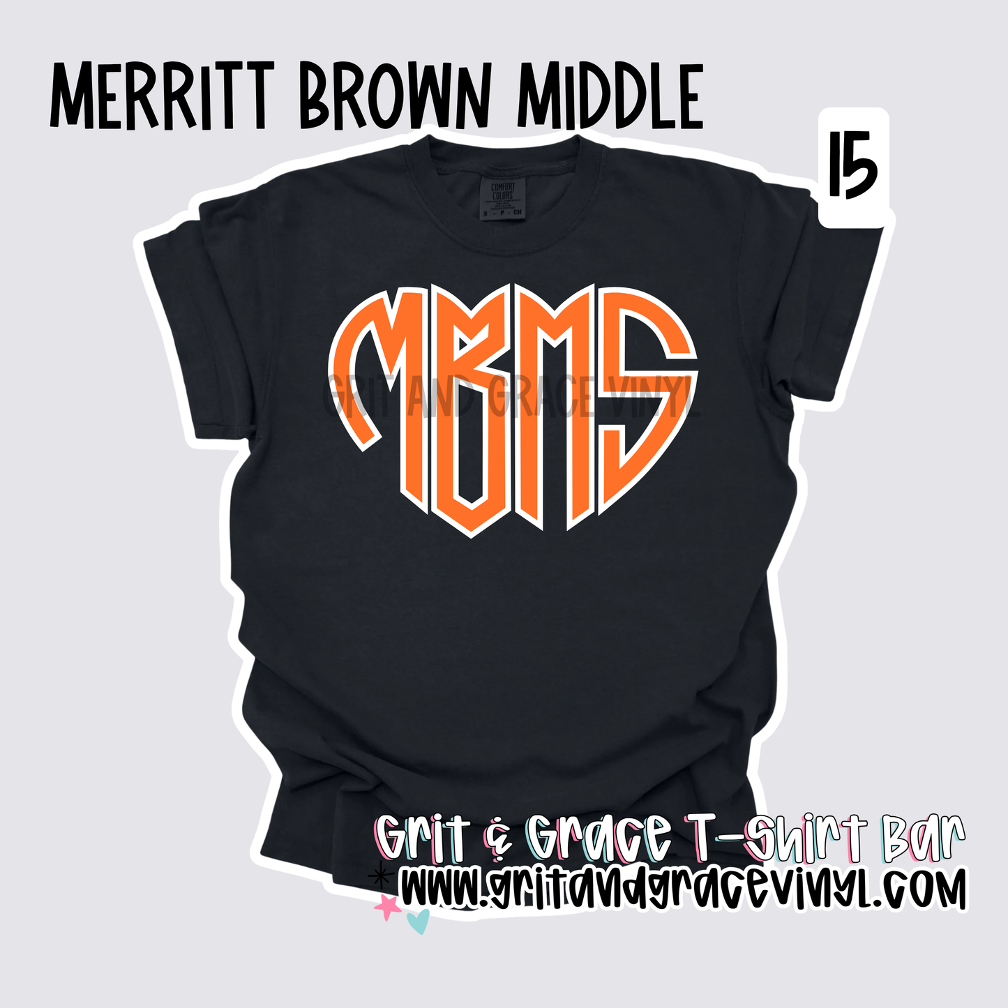 Merritt Brown Middle - School Spirit [Principal Hart APPROVED!] $3/item sold donated