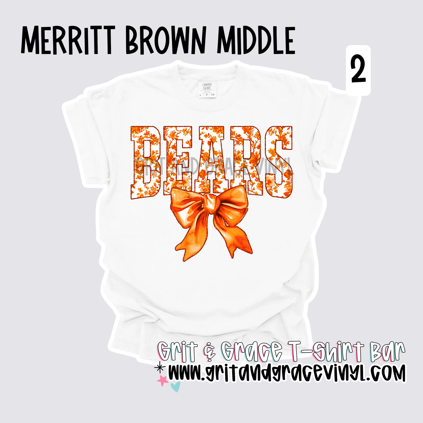 Merritt Brown Middle - School Spirit [Principal Hart APPROVED!] $3/item sold donated
