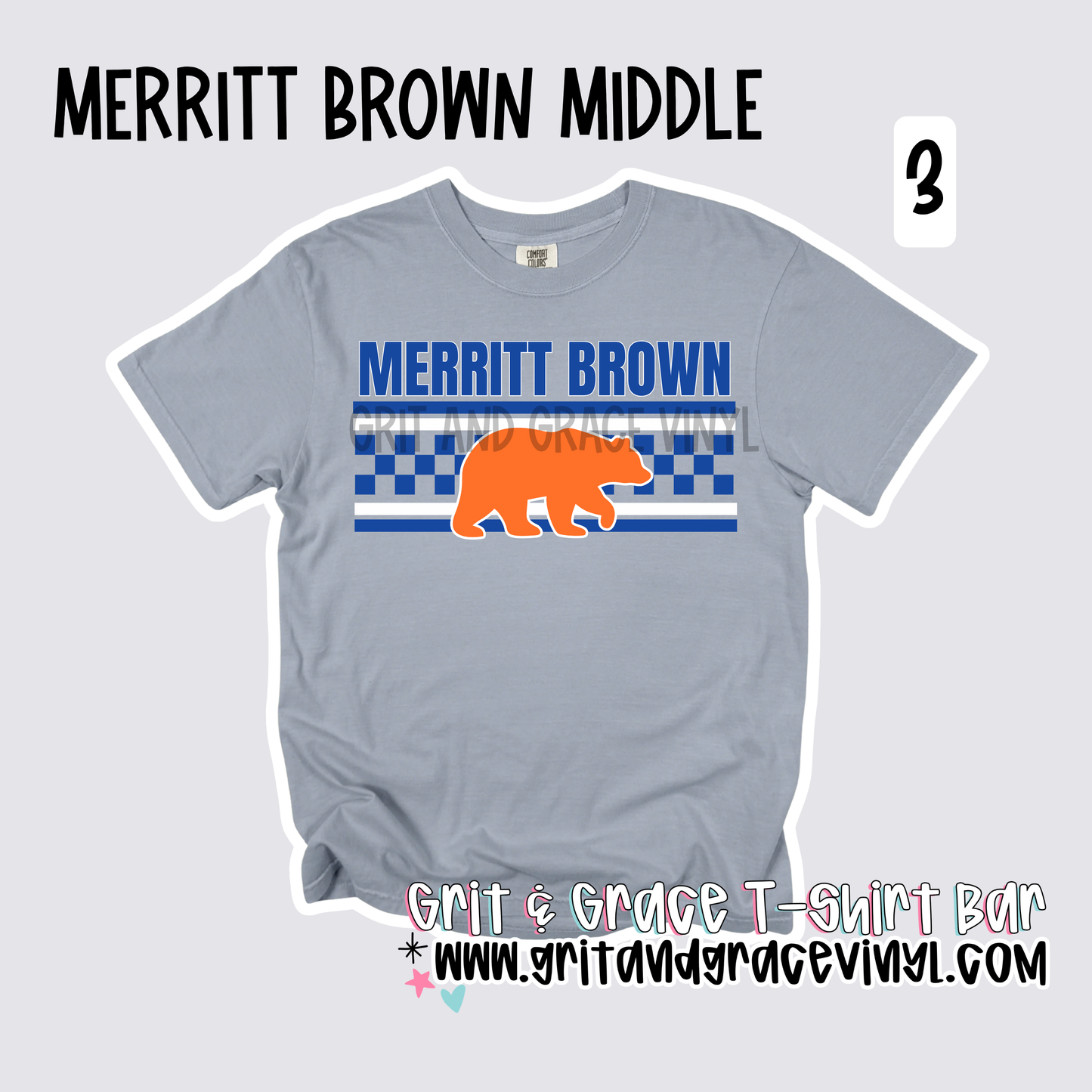 Merritt Brown Middle - School Spirit [Principal Hart APPROVED!] $3/item sold donated