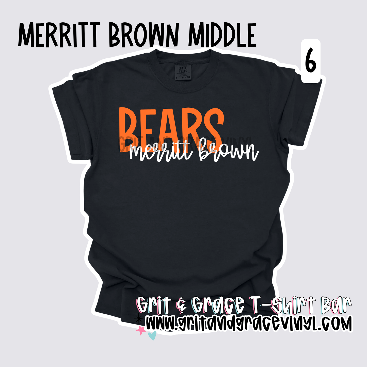 Merritt Brown Middle - School Spirit [Principal Hart APPROVED!] $3/item sold donated