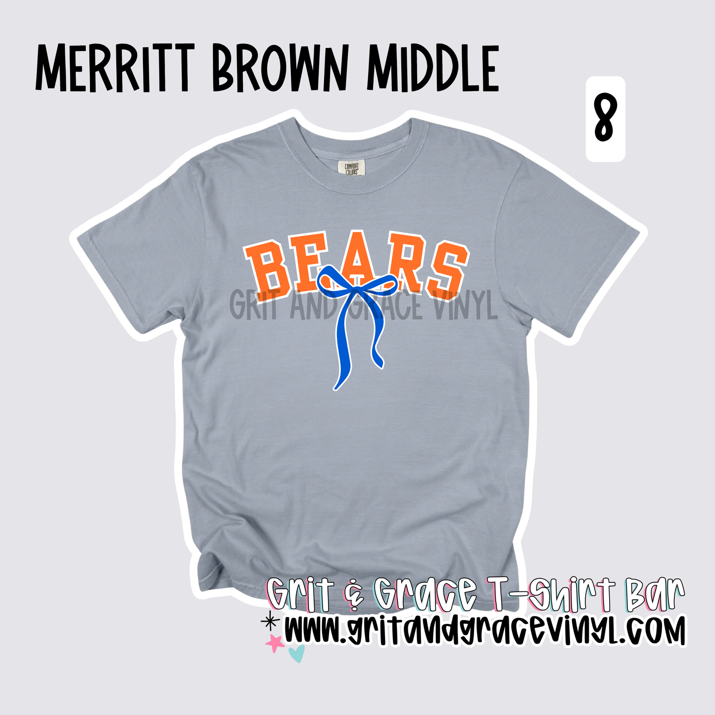 Merritt Brown Middle - School Spirit [Principal Hart APPROVED!] $3/item sold donated