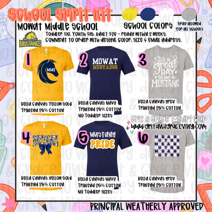 Mowat Middle - School Spirit (Principal Weatherly Approved!)
