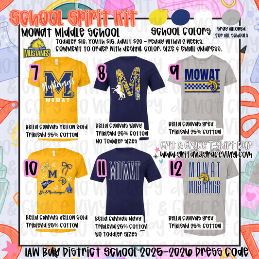 Mowat Middle - School Spirit (Principal Weatherly Approved!)