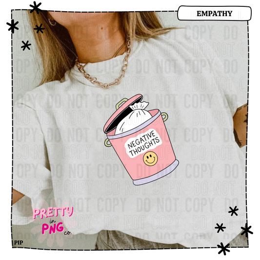 Negative Thoughts Trash