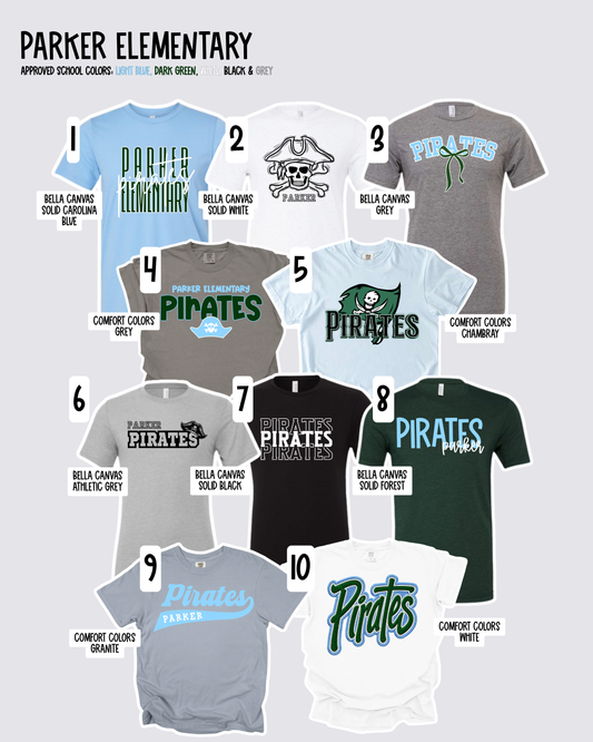 Parker Elementary - School Spirit [Principal Davis APPROVED!] $3/item sold donated