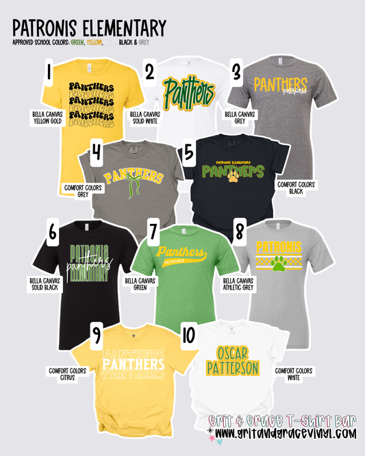 Patronis Elementary - School Spirit