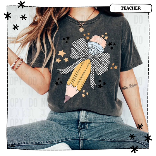 Pencil Retro Bow