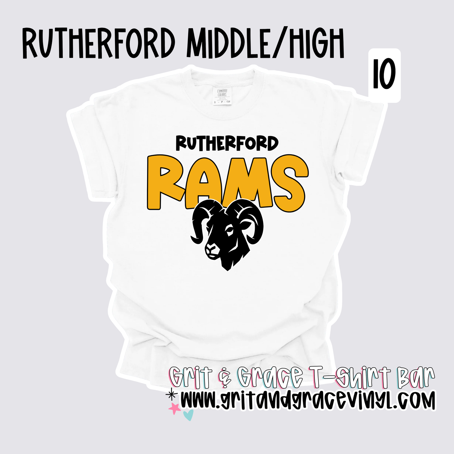 Rutherford Middle & High - School Spirit [School Admin APPROVED!] $3/item donated