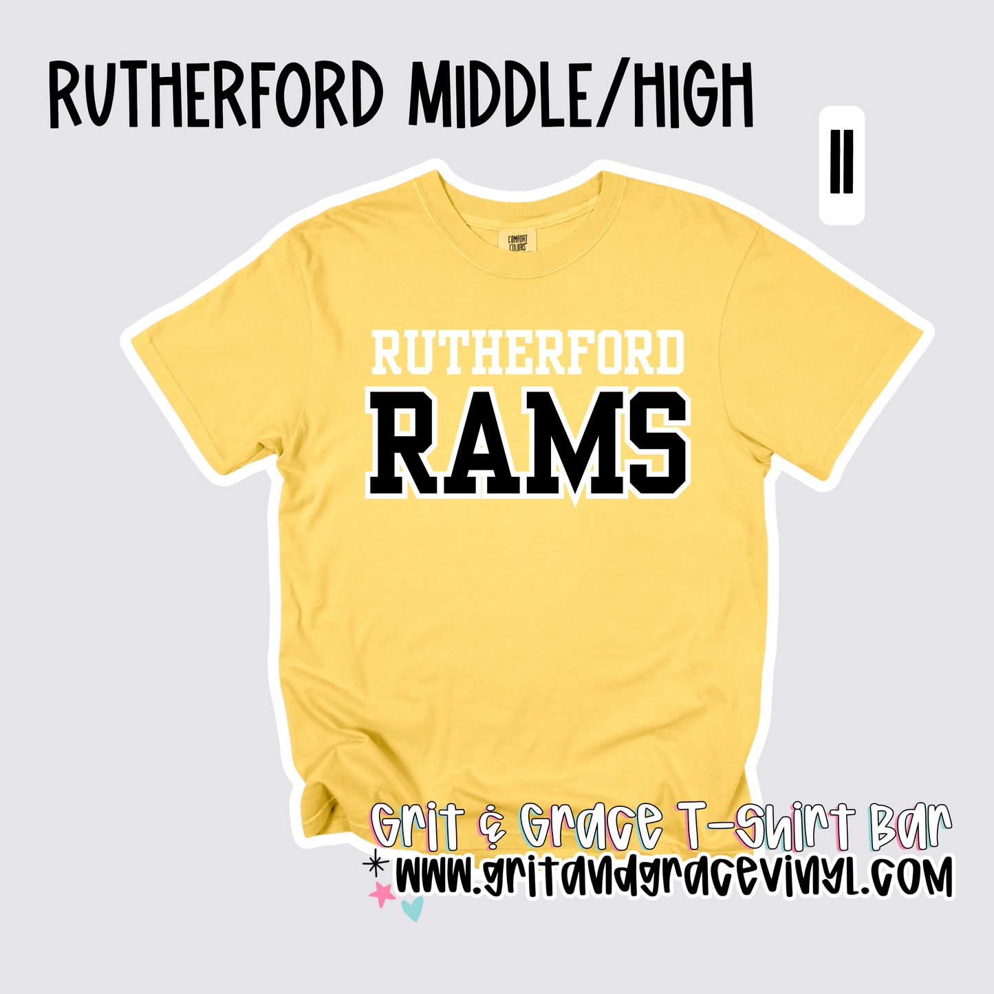 Rutherford Middle & High - School Spirit [School Admin APPROVED!] $3/item donated