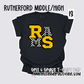 Rutherford Middle & High - School Spirit [School Admin APPROVED!] $3/item donated