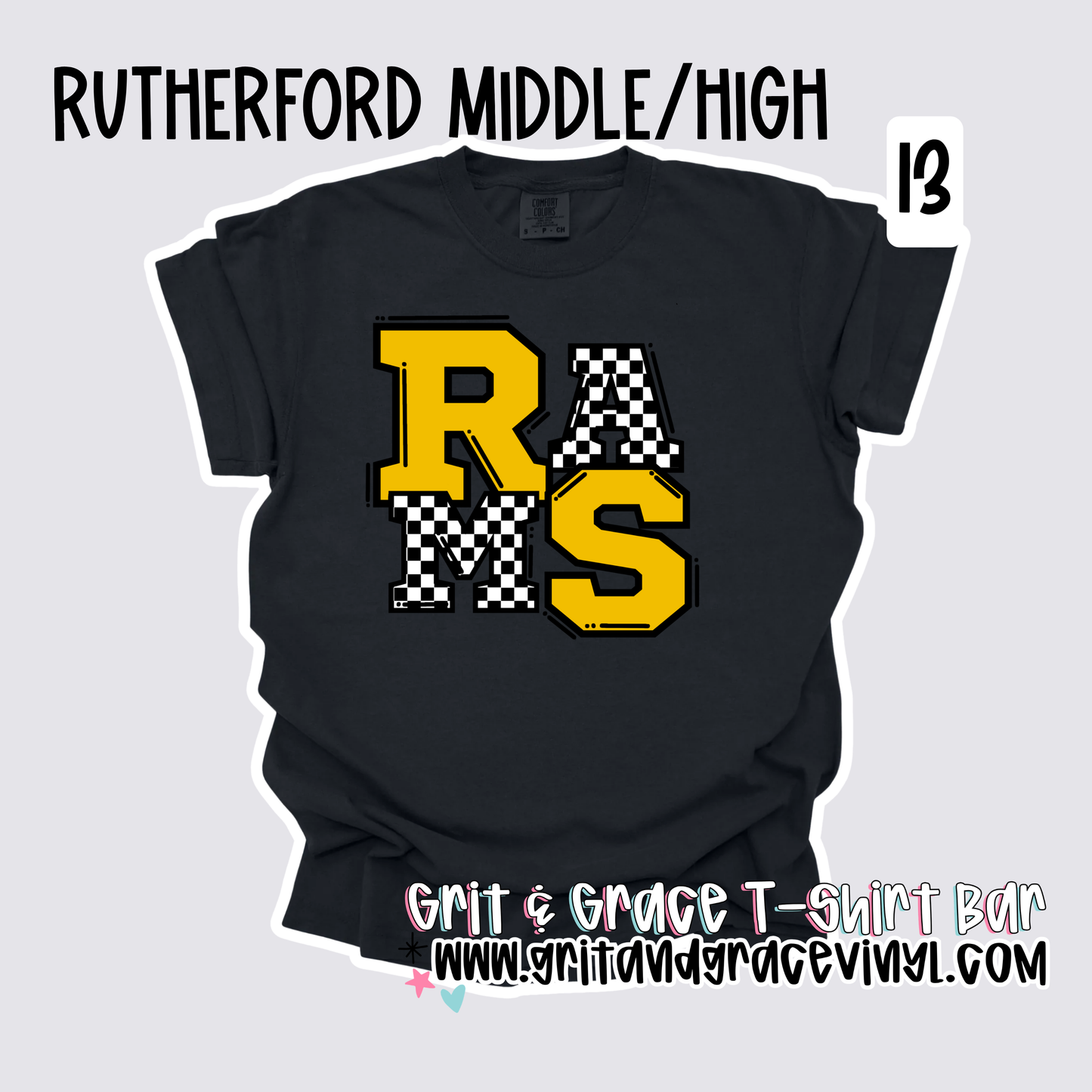 Rutherford Middle & High - School Spirit [School Admin APPROVED!] $3/item donated