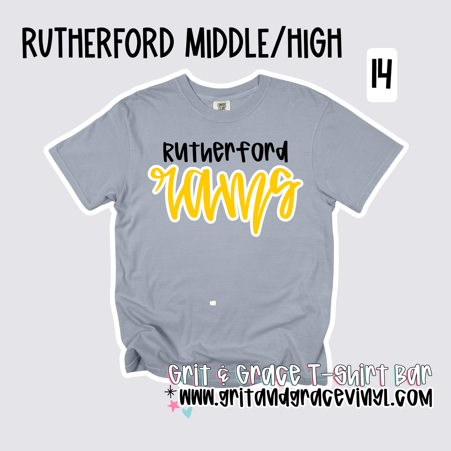 Rutherford Middle & High - School Spirit [School Admin APPROVED!] $3/item donated
