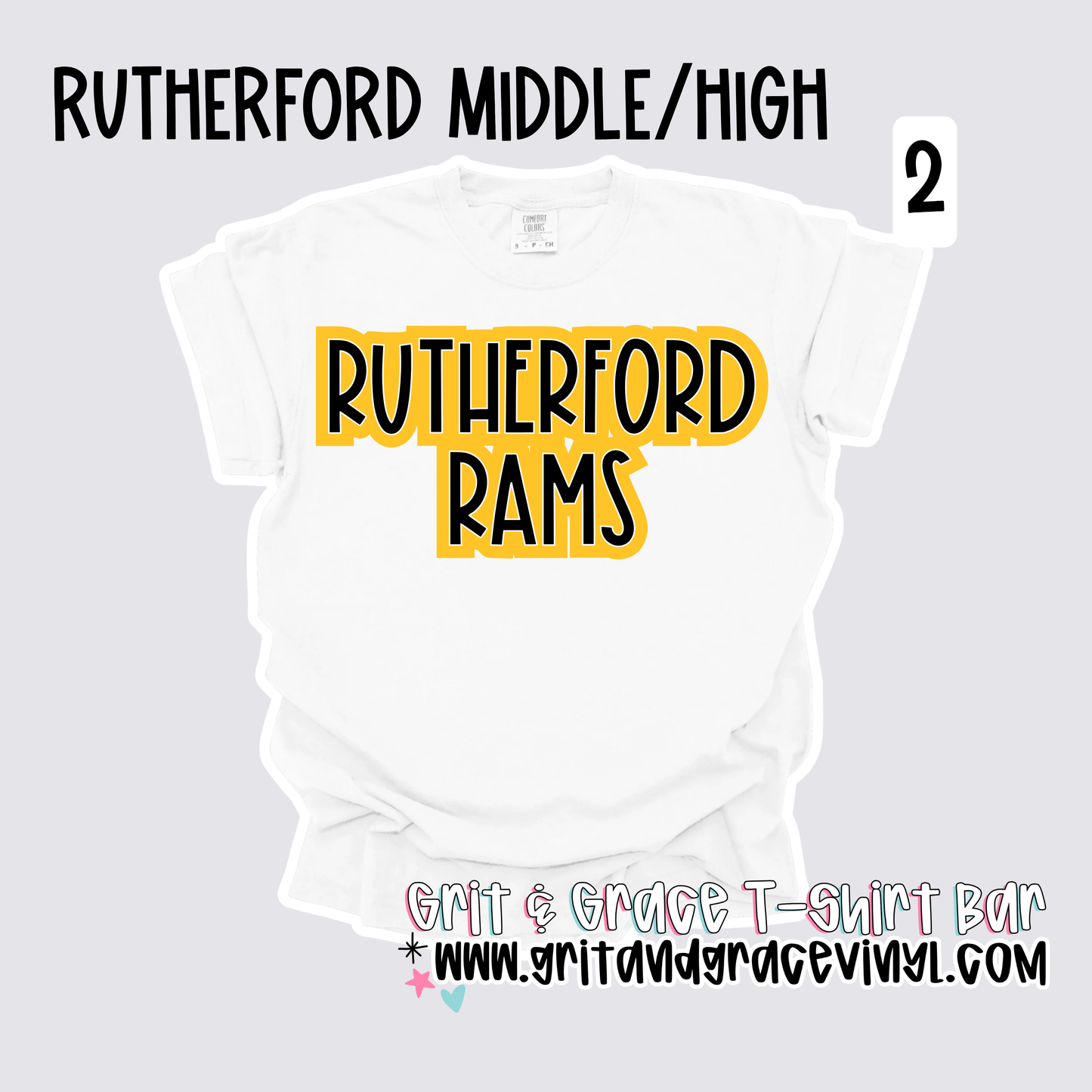 Rutherford Middle & High - School Spirit [School Admin APPROVED!] $3/item donated