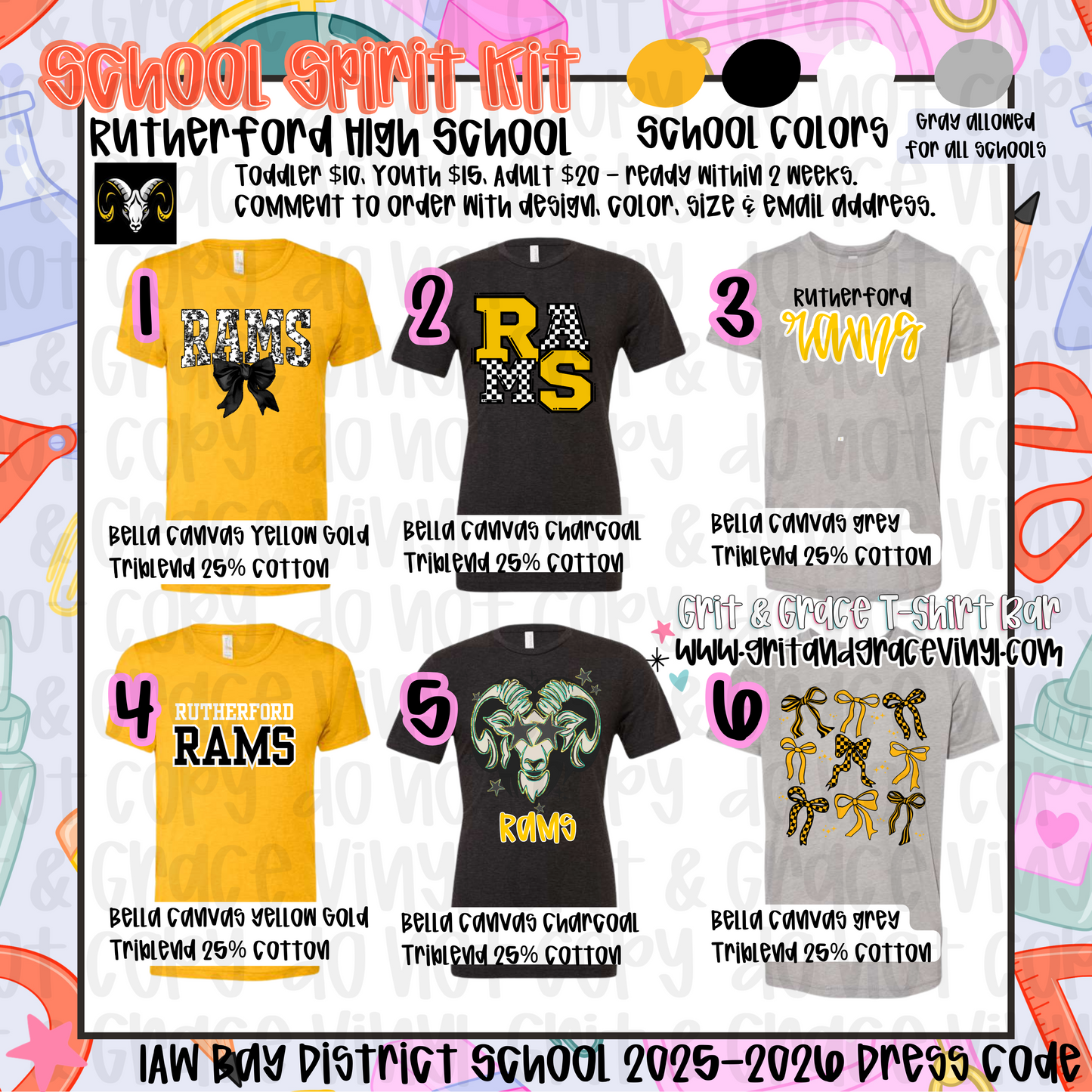 Rutherford Middle & High - School Spirit