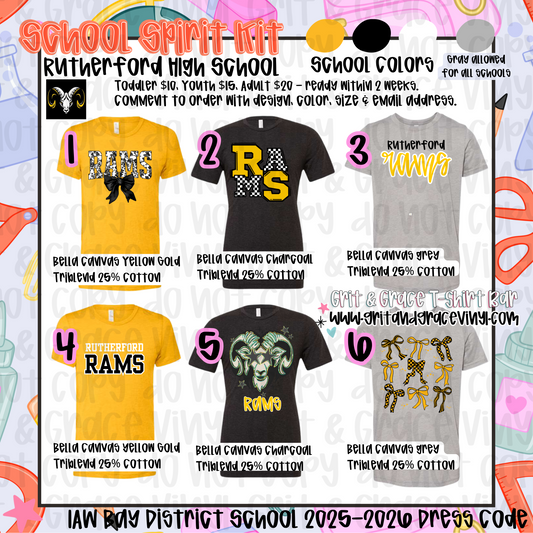 Rutherford Middle & High - School Spirit