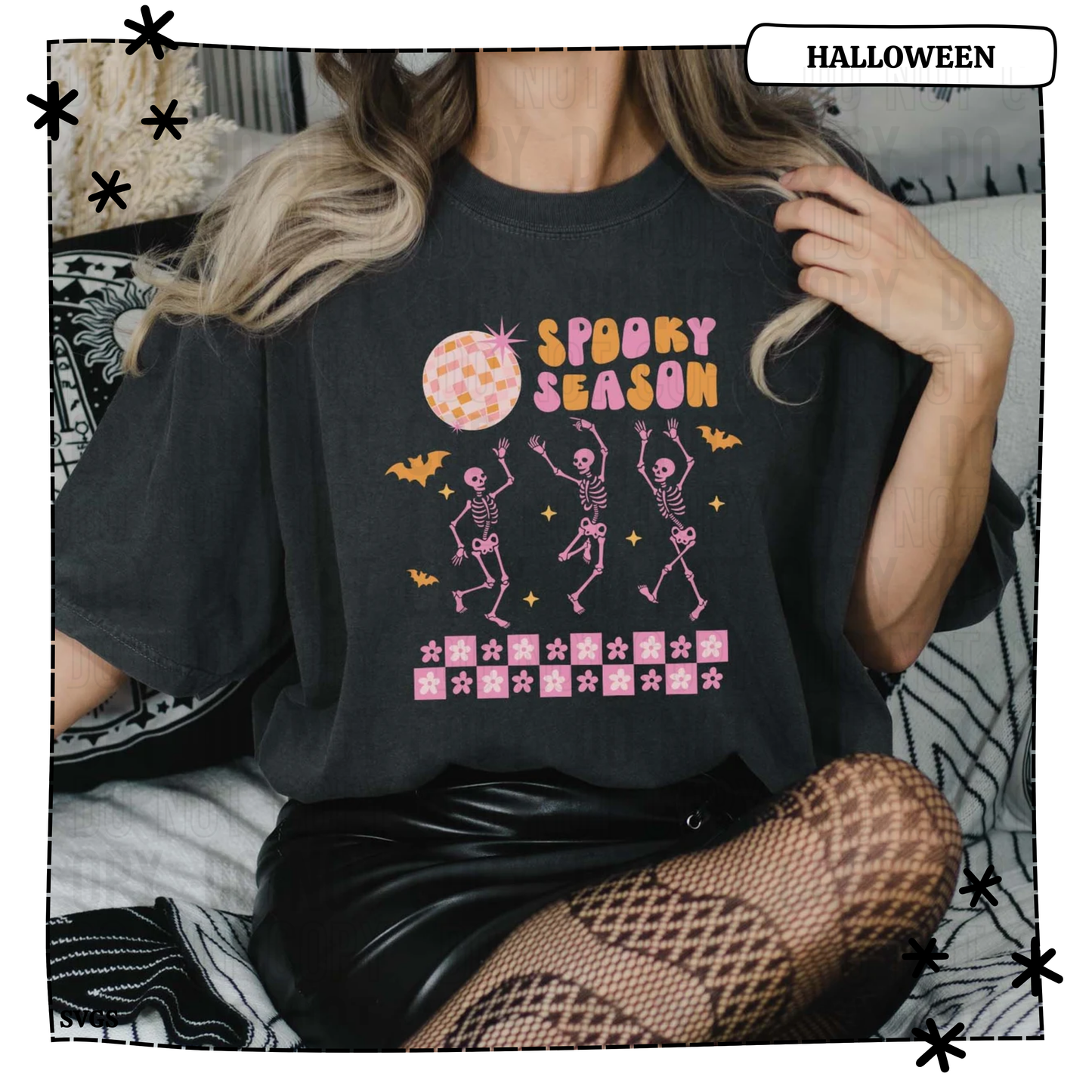 Spooky Season Dancing Skeltons