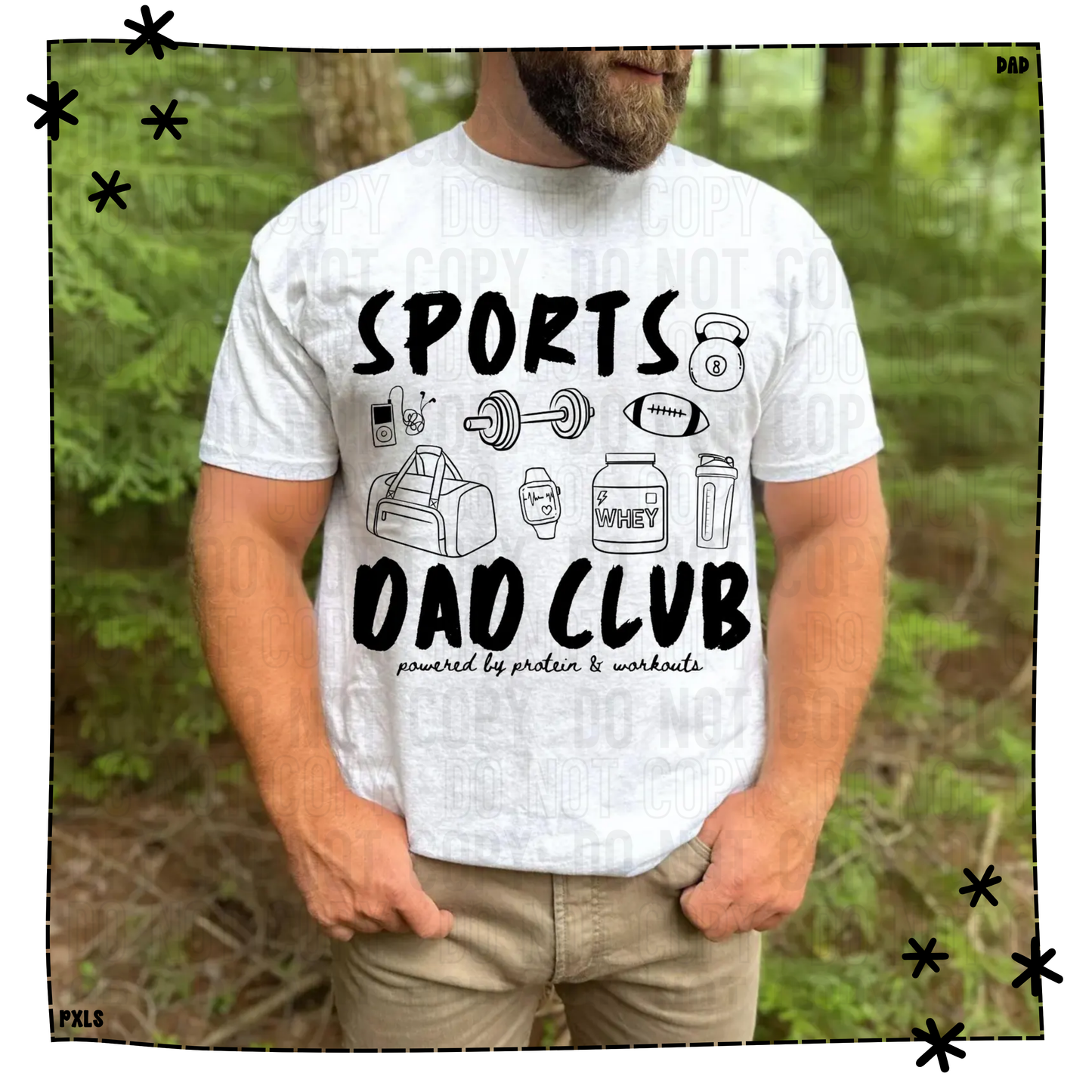 Sports Dad Club Black