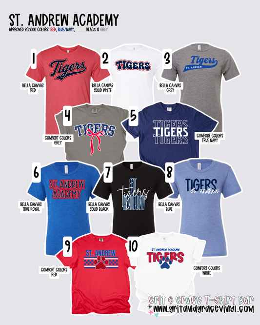 St. Andrew Academy - School Spirit [Principal Payne APPROVED]! $3/item donated