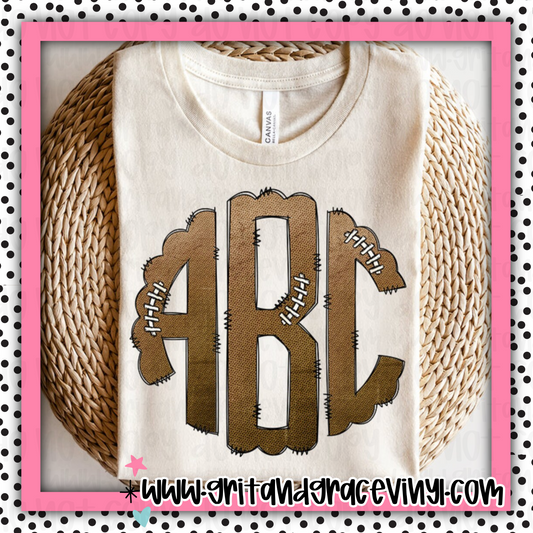 Football Monogram