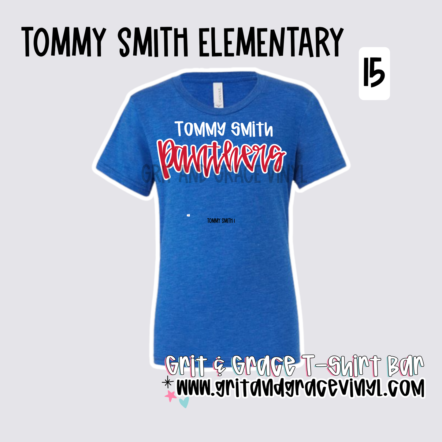 Tommy Smith Elementary - School Spirit [Principal Kirkpatrick APPROVED!] $3/item sold donated
