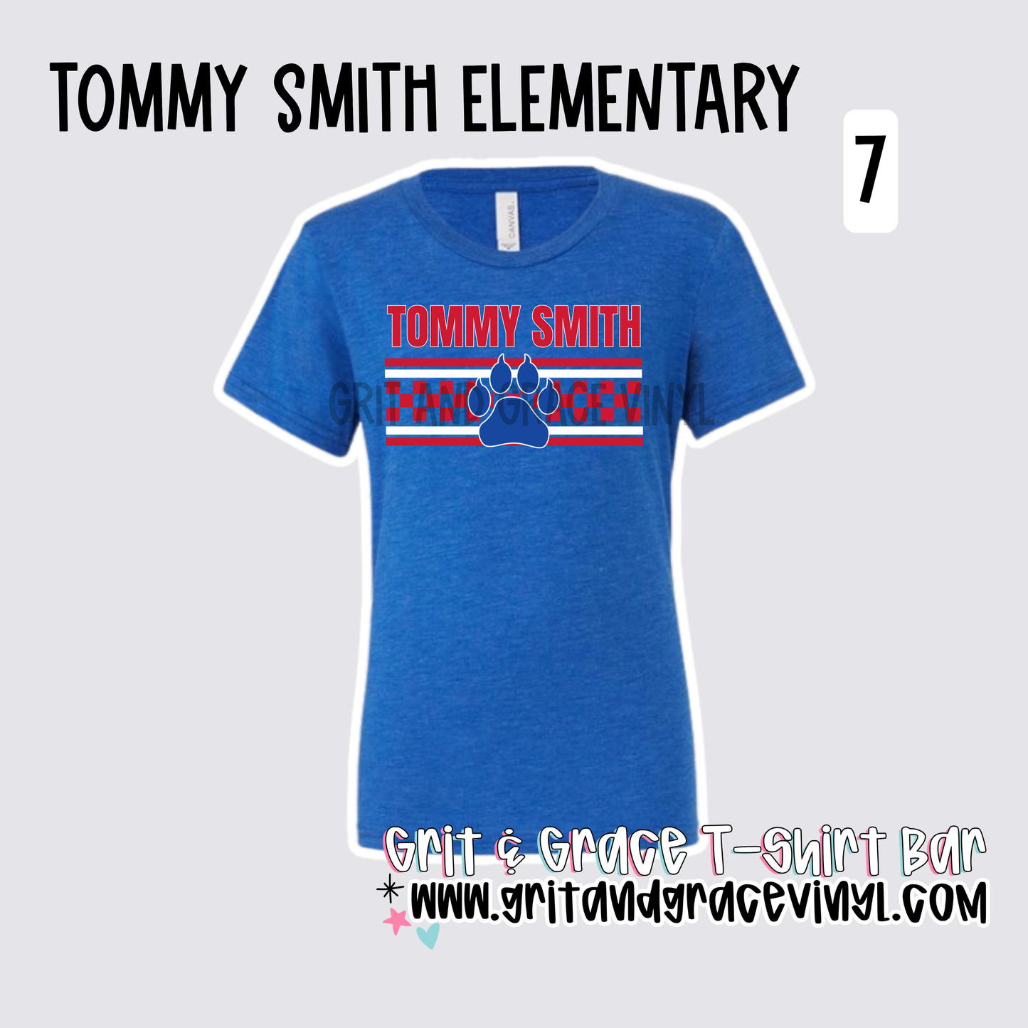 Tommy Smith Elementary - School Spirit [Principal Kirkpatrick APPROVED!] $3/item sold donated