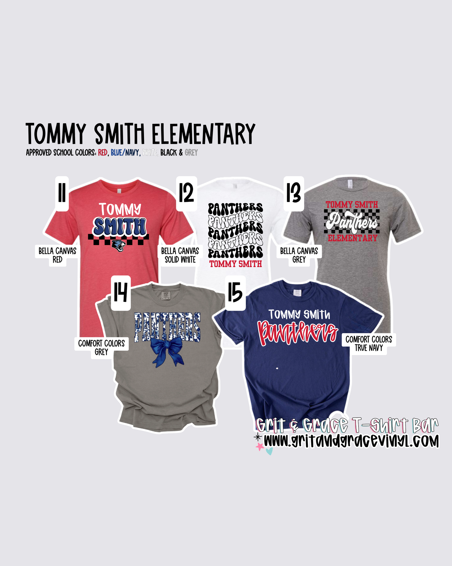 Tommy Smith Elementary - School Spirit [Principal Kirkpatrick APPROVED!] $3/item sold donated