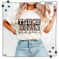 TouchDown Season Glitter Stamps