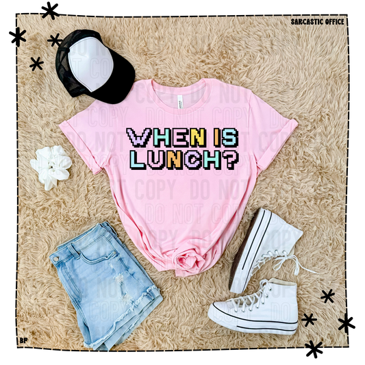 When Is Lunch