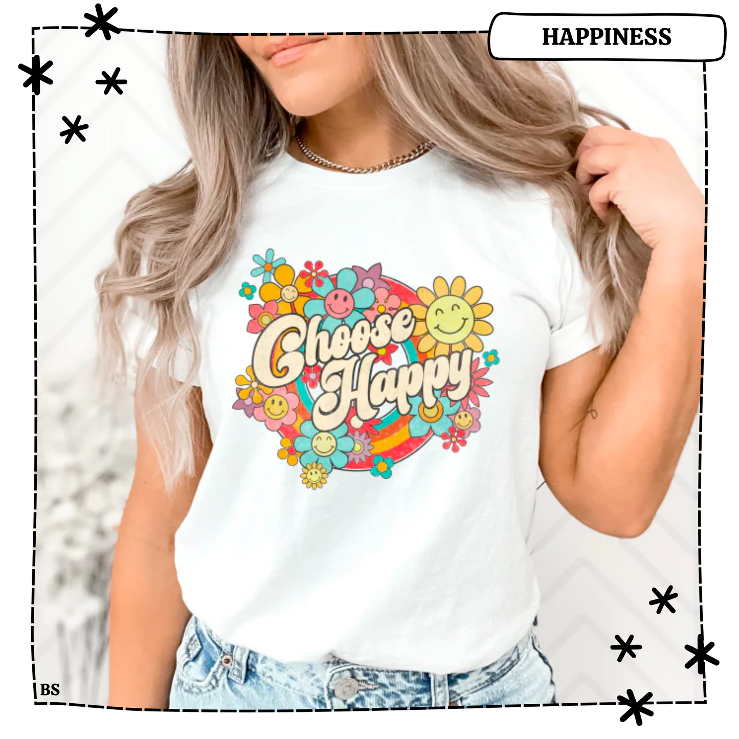 Boho Hippie Choose Happy